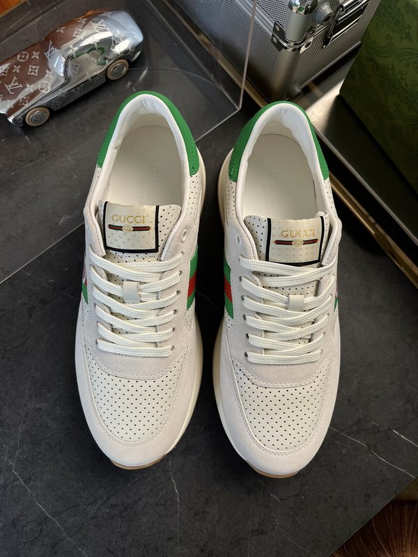 Gucci 남성 레트로 컬러 블록 캐주얼 운동화 001-227815