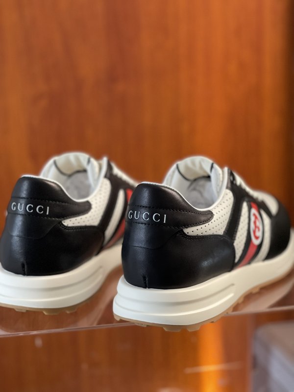 Gucci 남성 레트로 컬러 블록 캐주얼 운동화 001-227815