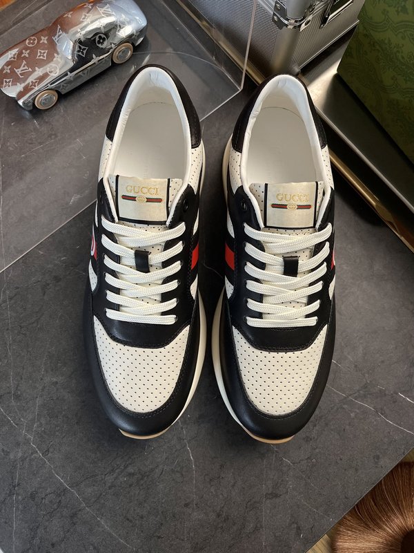 Gucci 남성 레트로 컬러 블록 캐주얼 운동화 001-227815