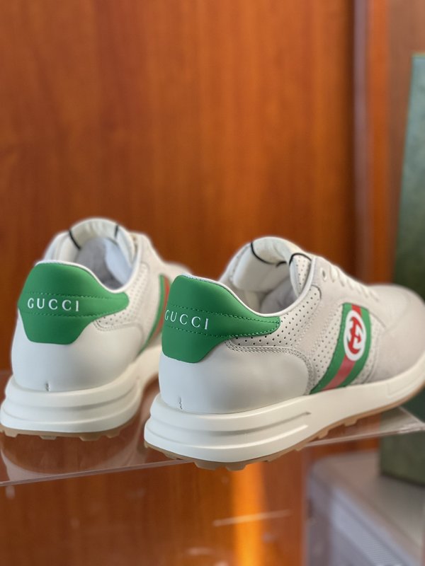 Gucci 남성 레트로 컬러 블록 캐주얼 운동화 001-227815
