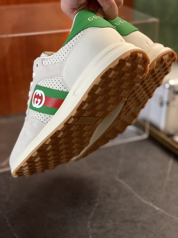 Gucci 남성 레트로 컬러 블록 캐주얼 운동화 001-227815