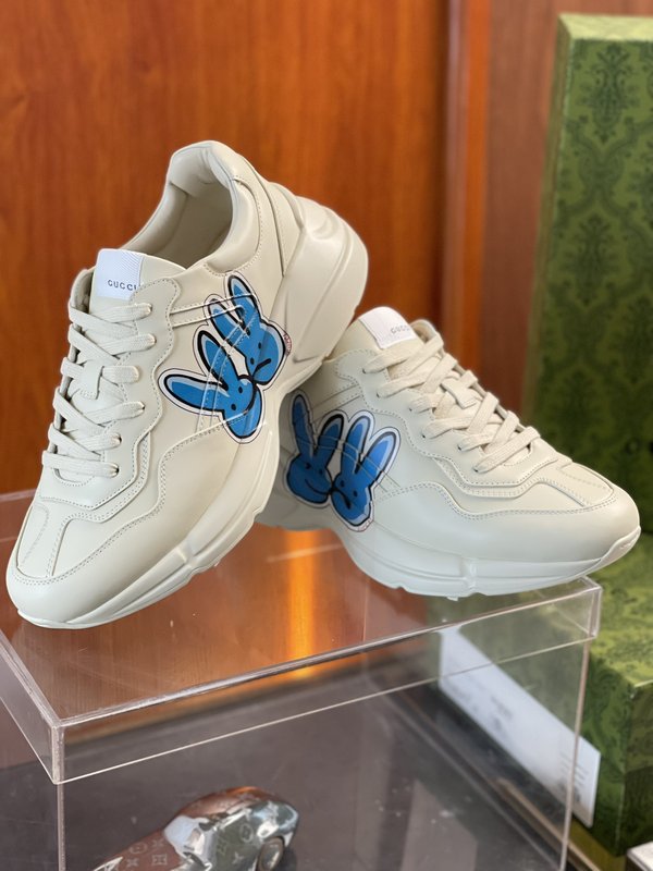 Gucci 구치 2023 토끼 한정판 Rhyton 운동 001-227829