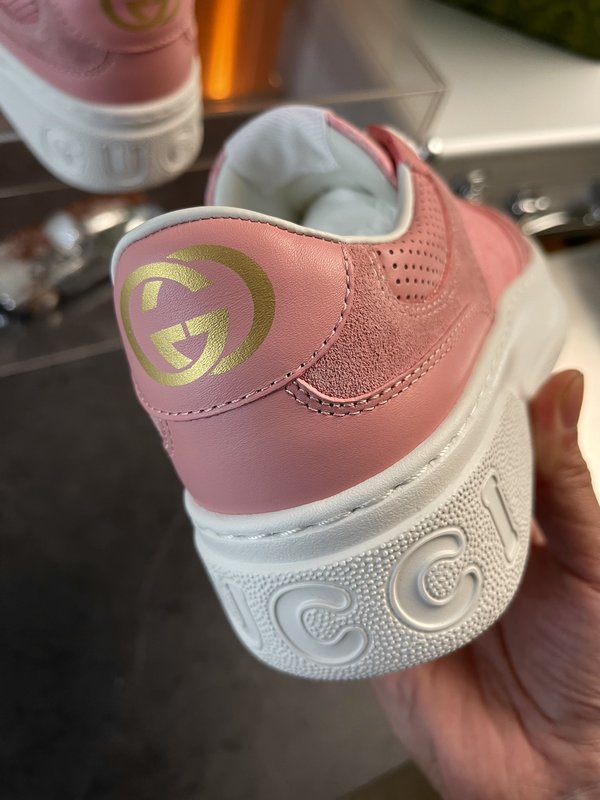 GUCCI 여성 핑크 플랫폼 스니커즈 001-227845