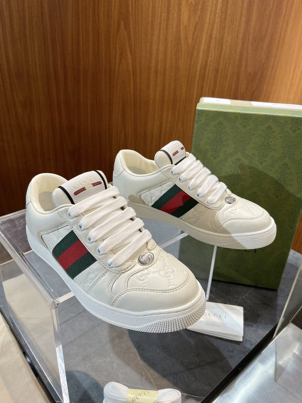 GUCCI Screener 남녀 공용 레트로 운동화 001-227931