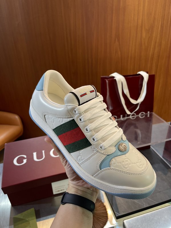 GUCCI Screener 남녀 공용 레트로 운동화 001-227931