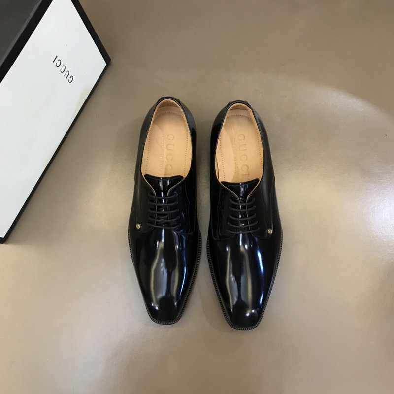 GUCCI 남성 비즈니스 정장 캐주얼 가죽 신발 001-227951