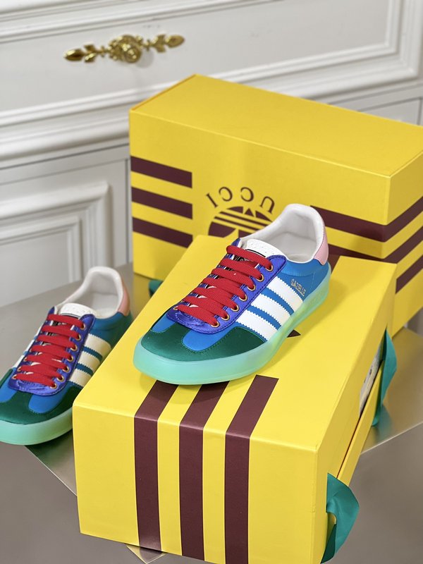 adidas x Gucci Gazelle 커플 운동화 001-227952