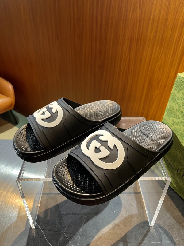 구찌 인터로킹 더블 G 슬리퍼 001-227993
