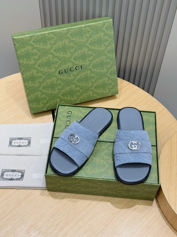 구찌 남성 인터로킹 G 로고 샌들 001-227998