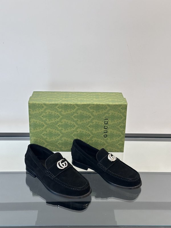 Gucci 남성 고급 가죽 캐주얼 구두 001-228128