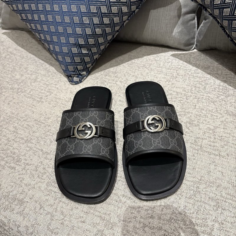 GUCCI 원피스 샌들 전체 가죽 바닥 001-228165