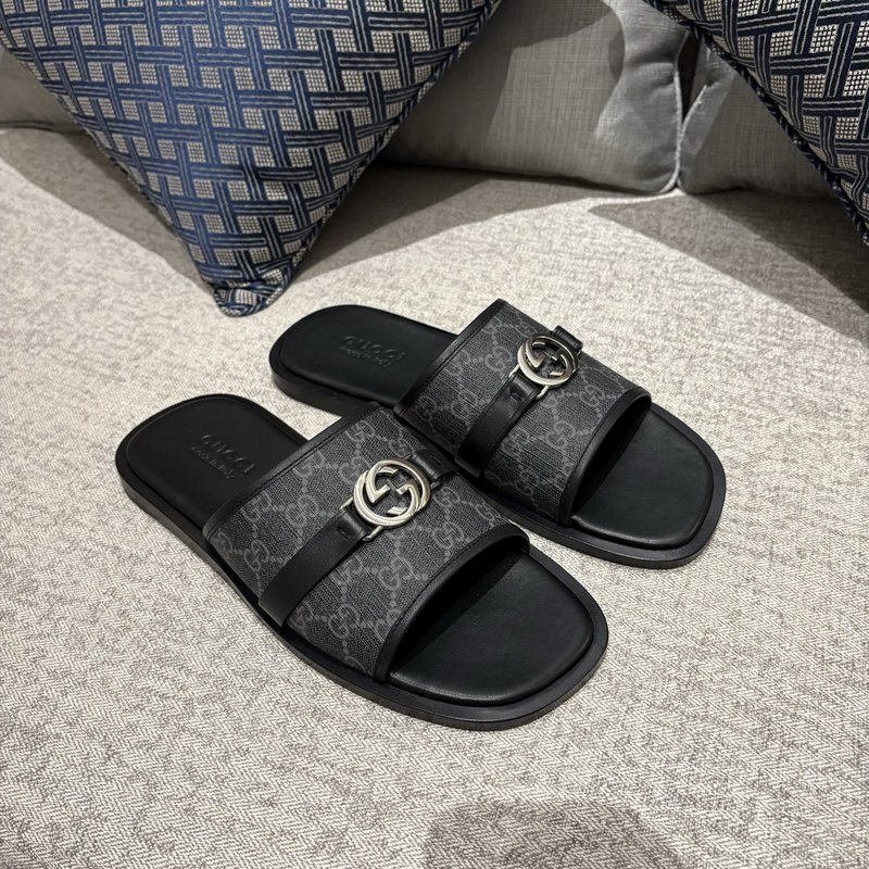 GUCCI 원피스 샌들 전체 가죽 바닥 001-228165