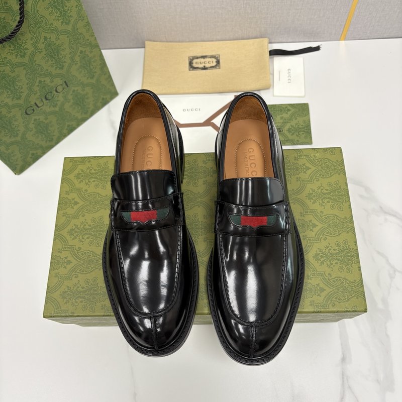 GUCCI 남성 Jordaan 심플 로퍼 구두 001-228173