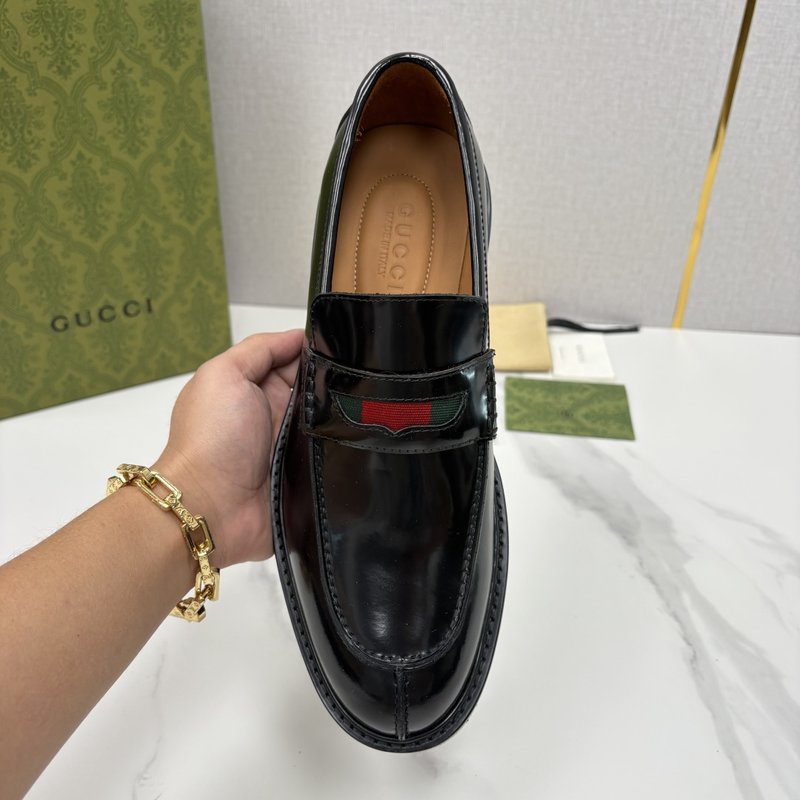 GUCCI 남성 Jordaan 심플 로퍼 구두 001-228173