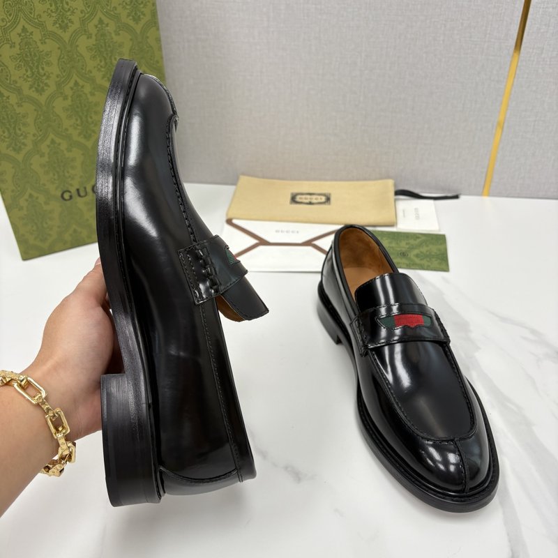 GUCCI 남성 Jordaan 심플 로퍼 구두 001-228173