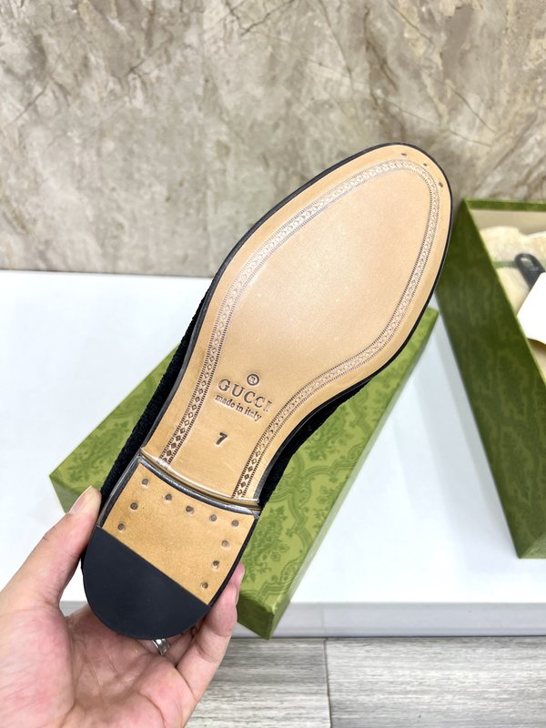 GUCCI 스트라이프 더블 G 로퍼 001-228193