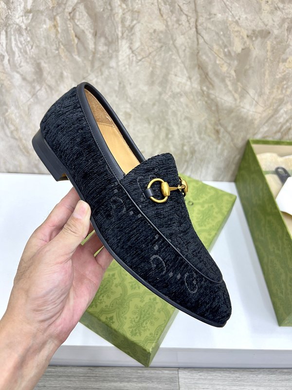 GUCCI 스트라이프 더블 G 로퍼 001-228193