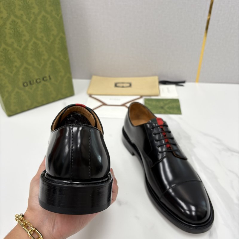 GUCCI 남성 클래식 웹팅 정장 구두 001-228202