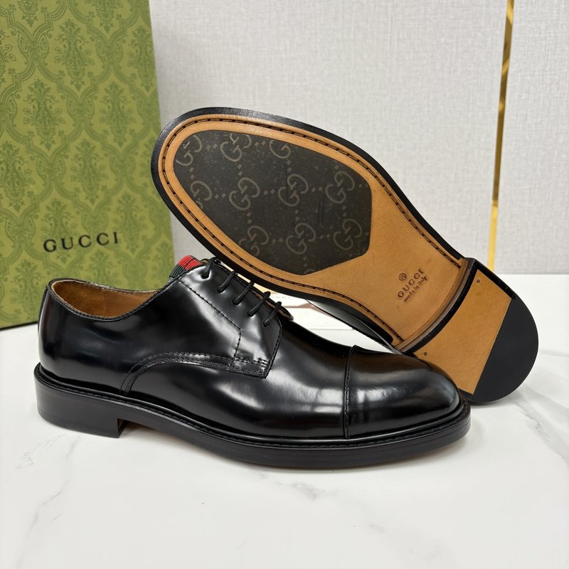 GUCCI 남성 클래식 웹팅 정장 구두 001-228202
