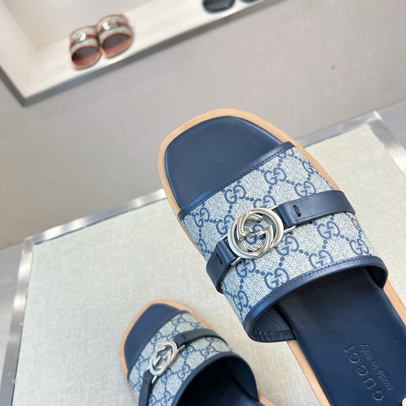 Gucci 오리지널 커스텀 가죽 슬리퍼 001-228232