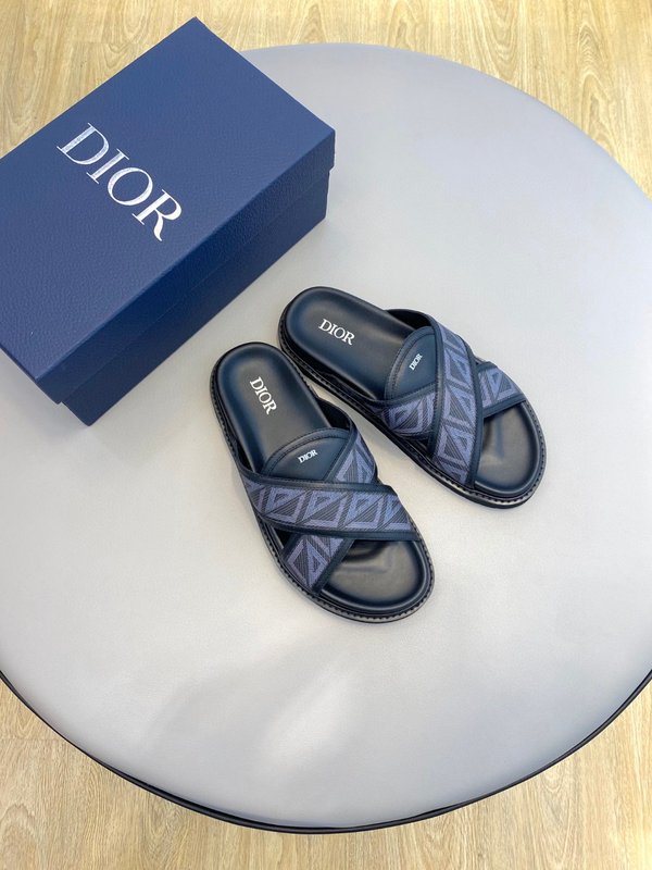 Dior 남성 수입 가죽 슬리퍼 001-228288