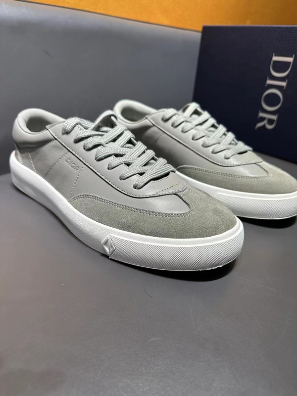 디올 DIOR 레트로 조깅 운동화 가죽 로우탑 001-228289
