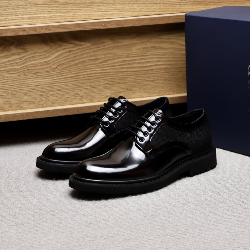 Dior Explorer 블랙 카프스킨 더비슈즈 001-228300