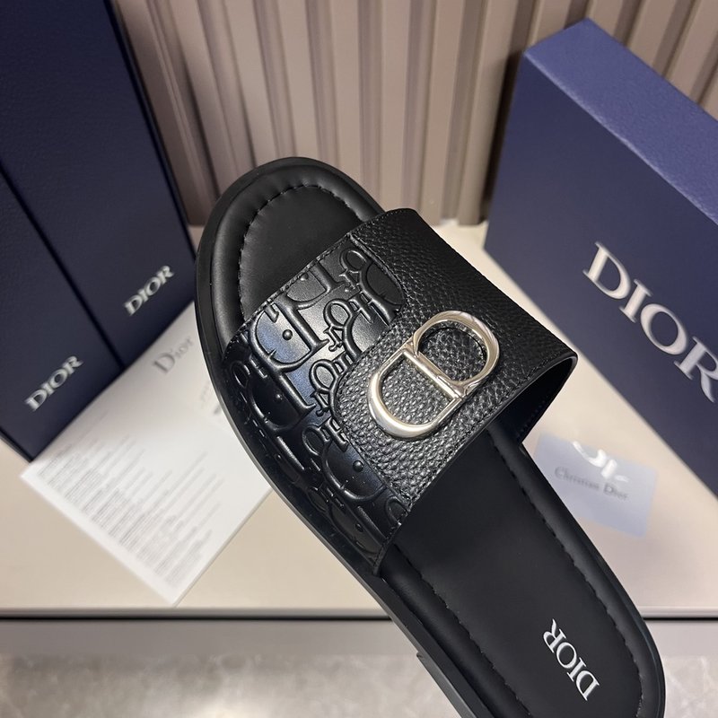 Dior Aqua 실버 CD 버클 샌들 001-228374