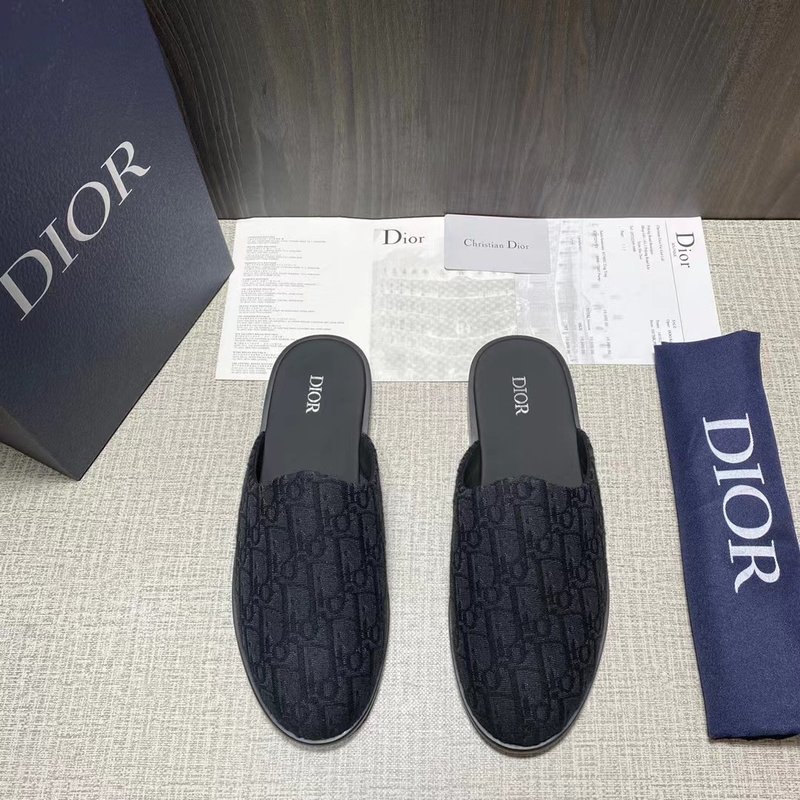 DIOR 디올르 남성 여름 캔버스 슬리퍼 001-228377