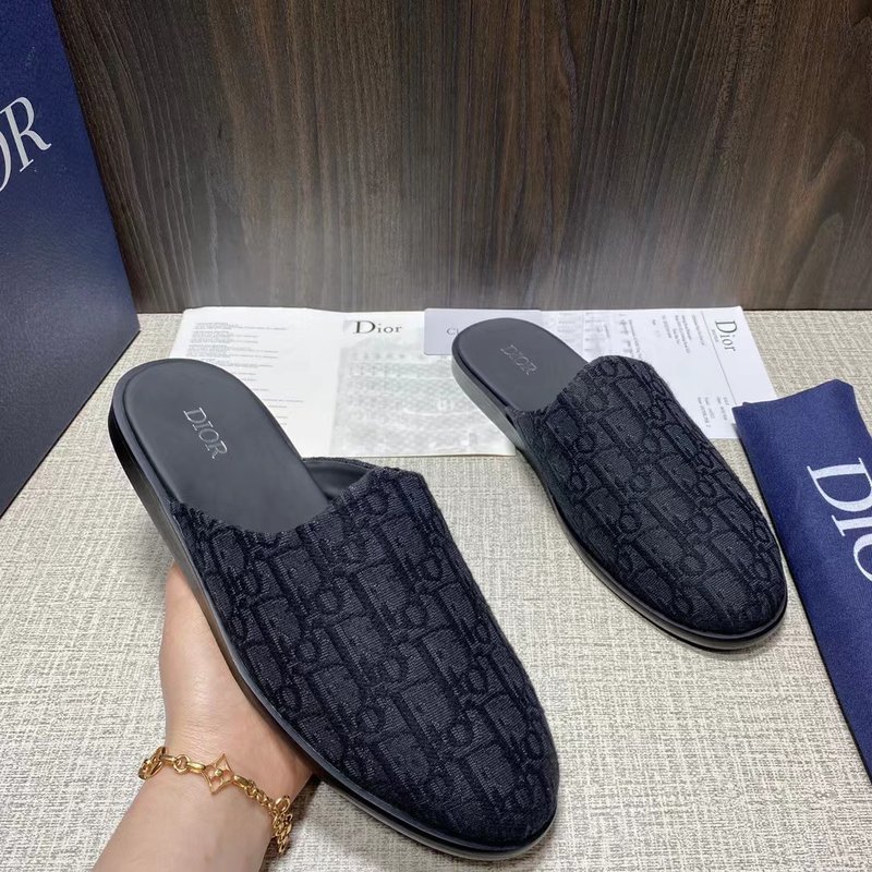 DIOR 디올르 남성 여름 캔버스 슬리퍼 001-228377