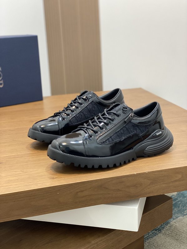 Dior 디올르 이탈리아 소가죽 프린트 캐주얼슈즈 001-228389