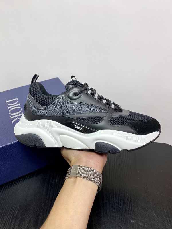 Dior B22 레트로 스플라이스 로우톱 운동화 001-228391
