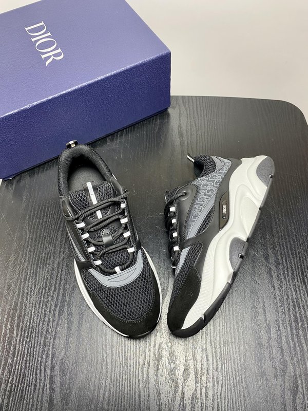Dior B22 레트로 스플라이스 로우톱 운동화 001-228391