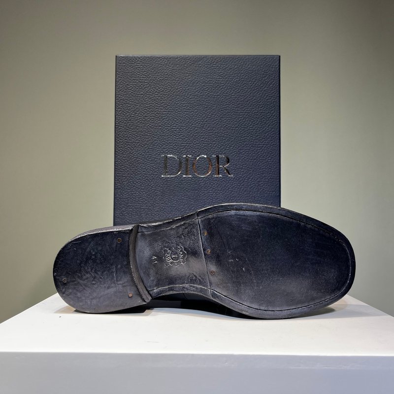 Dior 워싱 빈티지 아일랜드 말가죽 구두 001-228392