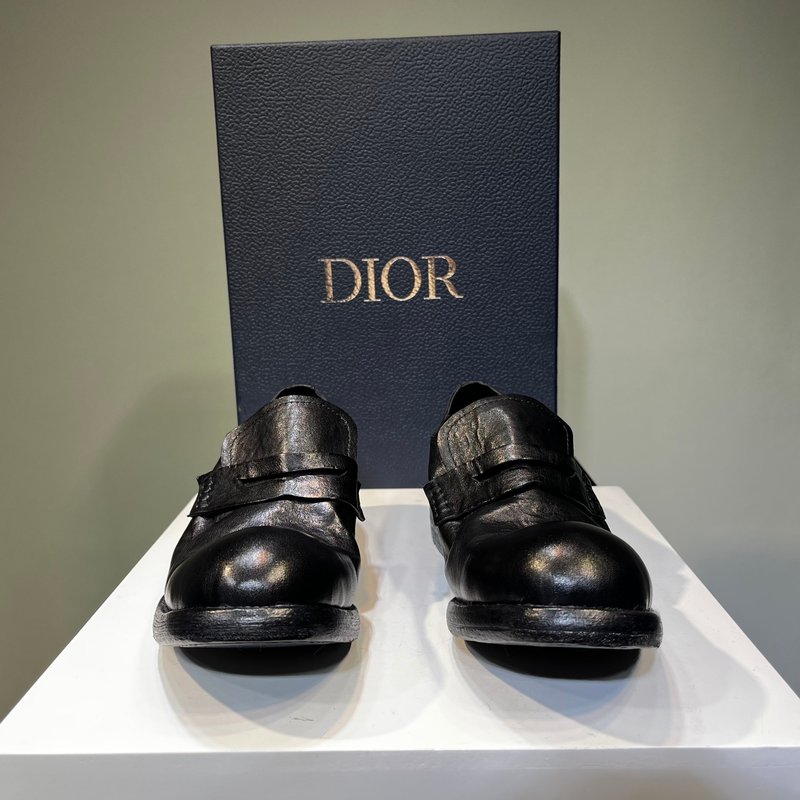 Dior 워싱 빈티지 아일랜드 말가죽 구두 001-228392