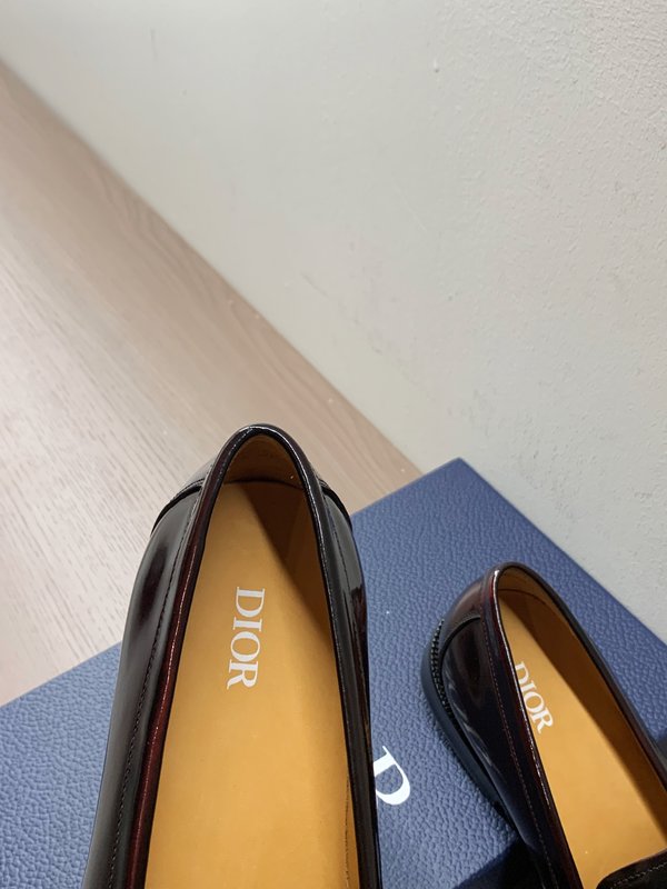 디올르 남성 수입 소 가죽 캐주얼 구두 001-228396