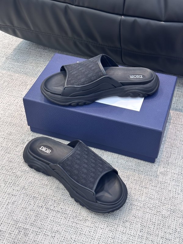 Dior H-Town 커플 캐주얼 슬리퍼 001-228452