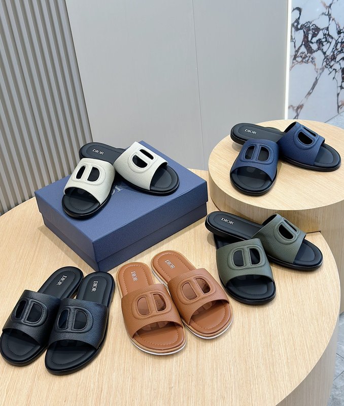 Dior Alias 남성 가죽 슬리퍼 001-228456