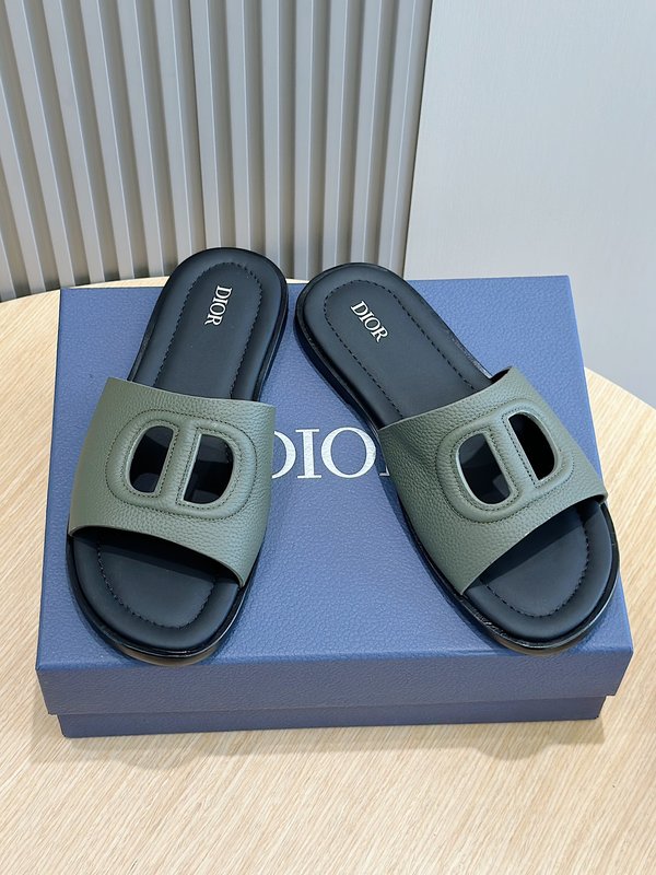 Dior Alias 남성 가죽 슬리퍼 001-228456