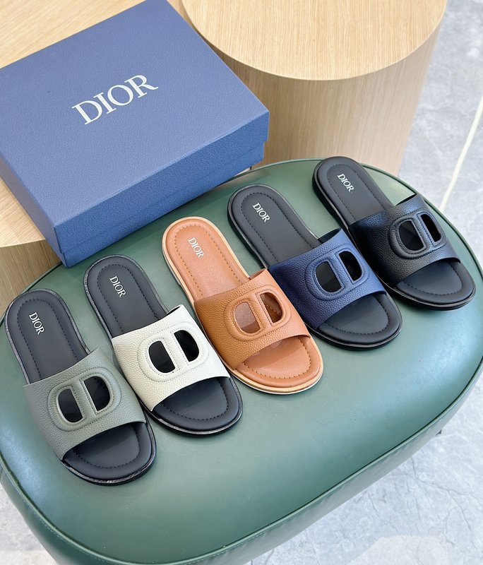 Dior Alias 남성 가죽 슬리퍼 001-228456