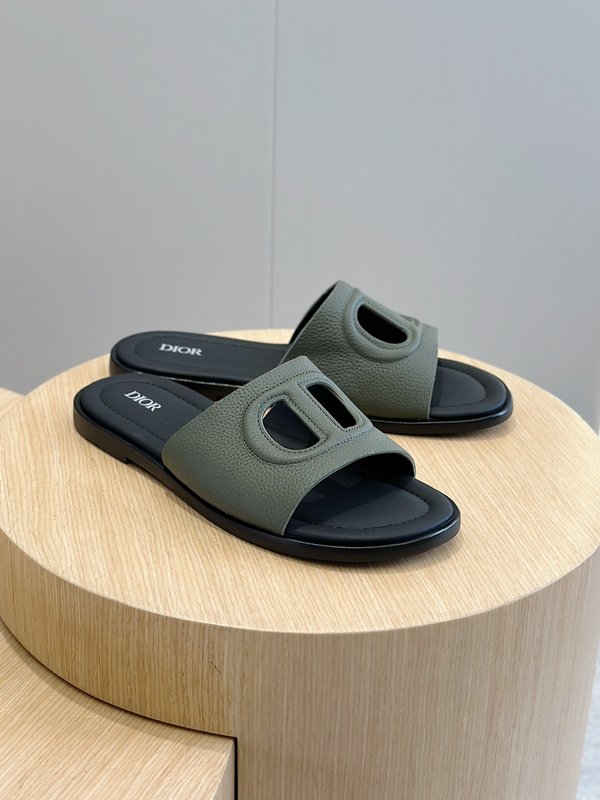 Dior Alias 남성 가죽 슬리퍼 001-228456
