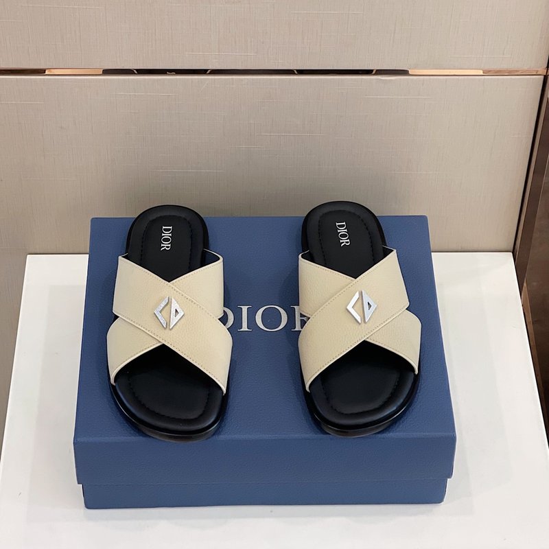 Dior Alias 남성 크로스 밴드 슬리퍼 001-228462