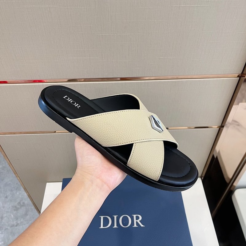 Dior Alias 남성 크로스 밴드 슬리퍼 001-228462
