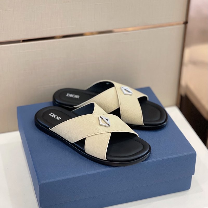 Dior Alias 남성 크로스 밴드 슬리퍼 001-228462