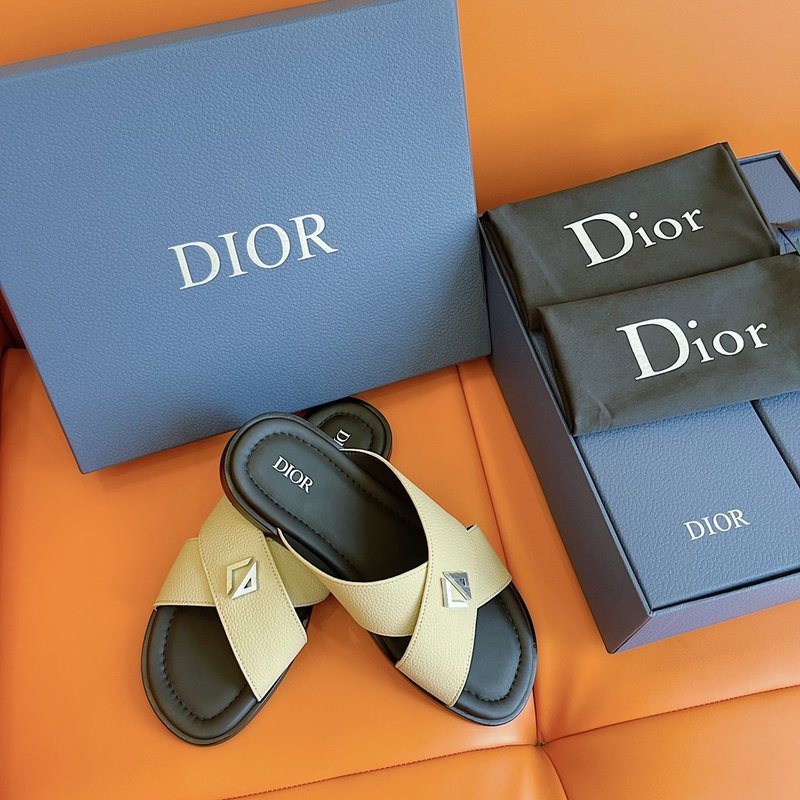 Dior Alias 남성 크로스 밴드 슬리퍼 001-228462