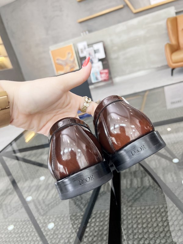 디올르 남성 이탈리아 가죽 로퍼 구두 001-228481