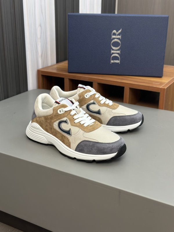 DIOR B30 이탈리아 소 가죽 메쉬 운동화 001-228495