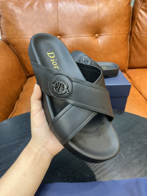 Dior 디올르 신규 여름 남성 소가죽 슬리퍼 001-228498
