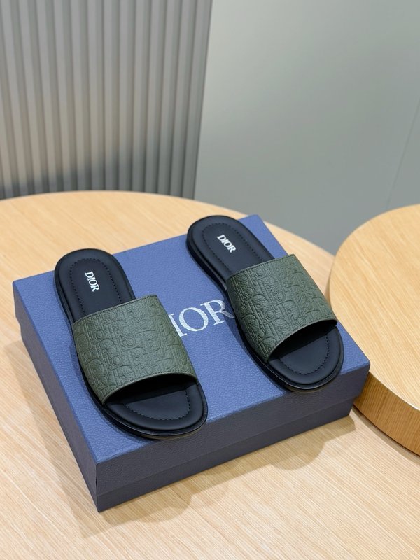 디올 Dior Alias 남성 가죽 슬리퍼 001-228522