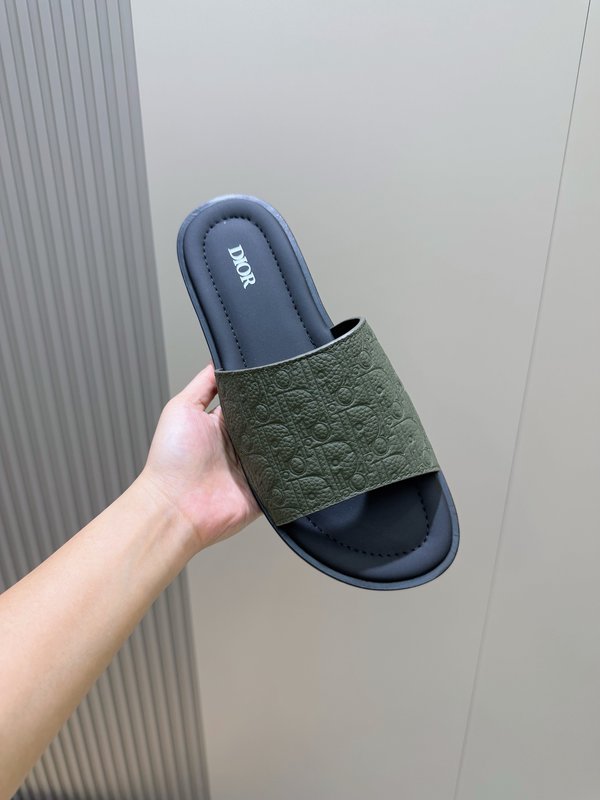 디올 Dior Alias 남성 가죽 슬리퍼 001-228522